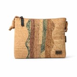 Cumpara ieftin Geanta dama crossbody din pluta Waves Beige