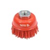 Perie cupa 65mm m14 nylon Yato YT-47785
