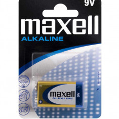 Baterie alcalina 9V Maxell 1 buc/blister