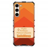 Husa Personalizata Samsung Galaxy S23 Plus Silicon si Policarbonat Antisoc SolidHexa