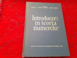 INTRODUCERE IN TEORIA NUMERELOR I CREANGA, P MINUT--RF19/0