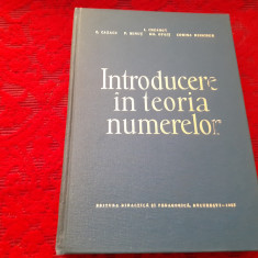 INTRODUCERE IN TEORIA NUMERELOR I CREANGA, P MINUT--RF19/0