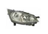 Far SEAT ARONA, 09.2017-; IBIZA, 10.2017-, partea dreapta, DEPO, cu LED daytime running light; H7+H7; electrical; fara LED module; cu motor; halogen,