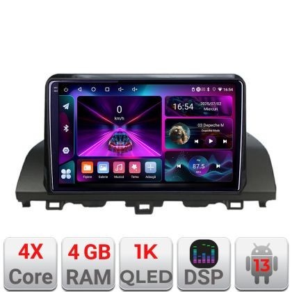 Navigatie Honda Accord 2019-2022 dedicata Android radio gps internet 4+64 InCell display Qled 1K Rockchip Kit-+EDT-E210-RK CarStore Technology