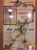 Insula din ziua de ieri, Umberto Eco