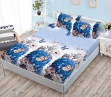 Cumpara ieftin Husa Pat cu Elastic 3 Piese 180x200 cm + 2 Fete Perna 50x75 cm