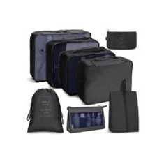 Organizator călătorie, 8 buc., negru