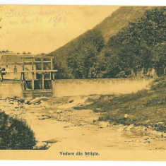2422 - SALISTE, Sibiu, cascada, Romania - old postcard - unused