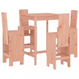 Set bar de gradina, 5 piese, lemn masiv douglas