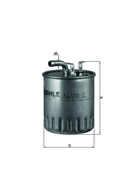 MAHLE KL 100/2 filtru combustibil foto