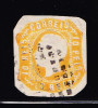 Portugal 1862 King Luiz, Michel#13, used G.355, Stampilat