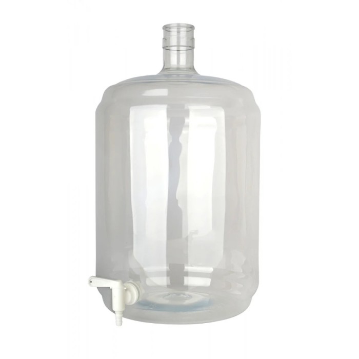 Weinballon - PET 23 Liter mit Hahn 5/16-7/16