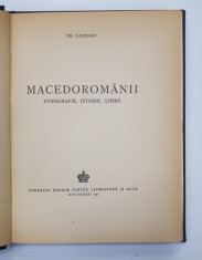 MACEDOROMANII - ETNOGRAFIE . ISTORIE . LIMBA (1942) foto