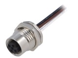 Soclu M12 5 PIN mamă Profibus IP67 drept 60V