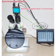 Aparatura service, 7x-45x trinocular industrial inspection zoom stereo microscope + c-mount adapter foto