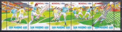 San Marino - Cupa Mondială de fotbal - SUA, Staif, MNH foto