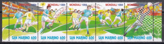 San Marino - Cupa Mondială de fotbal - SUA, Staif, MNH