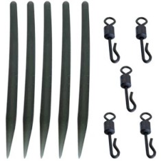 Kit Vartej Rapid +Con Antitangle Carp Academy Nr.4, 5buc/pac