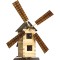 Set constructie arhitectura Moara de vant, 137 piese din lemn, Walachia