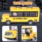 Autobuz Școlar cu Telecomandă &ndash; Lumini &amp; Sunete + Funcții &ndash; 21 cm &ndash; 3+ ani