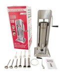 Cumpara ieftin Masina de umplut carnati profesionala FULL-INOX, 9KG, 6 palnii inox, Campion CMP1720