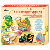 Set creativ 4 in 1, Avenir, Dinozauri