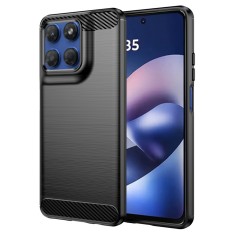 Husa Motorola Moto G37 Asteroid GSM Carbon Silicone, negru