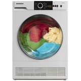Uscator de rufe cu condensare Heinner HCD-V8T1CHB, 8kg, Clasa B, 15 programe, Display LED, Program rapid camasi 12 min, Program expres 29 min, Program