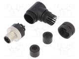 Conector M12 mufă PIN 4 tată D-Ethernet IP67 DEGSON ELECTRONICS