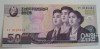 B11 - Bancnota foarte veche - Coreea de nord - 50 won - 2002