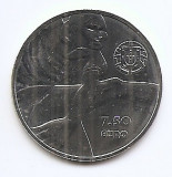 Portugalia 7,5 Euro 2016 (Eusebio) Argint 13.5 g/500, 33 mm KM-884 UNC !!!
