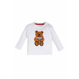 GUESS K Bluză Pentru Copii Ls T-Shirt N0BI26I3Z00 twht true white a000