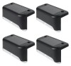 Set 4 lampi solare LED exterior, IP65, 100lm, 200mAh, 5V, 7,8 x 4,5 x 4,2cm, negru