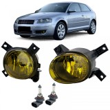 Set de proiectoare cu sticla clara galbena, potrivit pentru Audi A3 8P1 8P7 A4 B7 8E B6 8H Performance AutoTuning