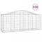 Cosuri gabion arcuite 30 buc, 200x50x80/100 cm, fier galvanizat