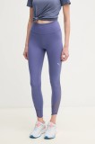 Puma leggins de antrenament Cloudspun culoarea violet, neted, 526662