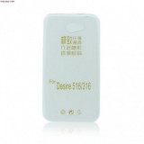 Husa Silicon Ultra Slim HTC Desire 316, 516 Transparent