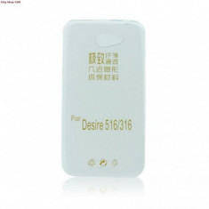 Husa Silicon Ultra Slim HTC Desire 316, 516 Transparent