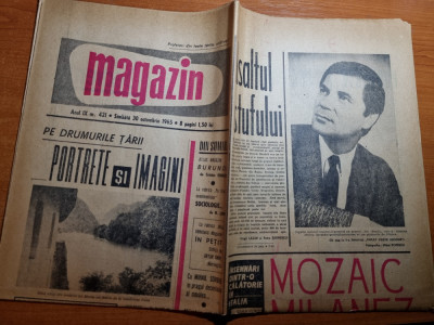 magazin 30 octombrie 1965-fotbal atletico madrid-stiinta cluj,ion besoiu foto