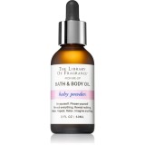The Library of Fragrance Baby Powder ulei pentru corp pentru baie unisex 60 ml