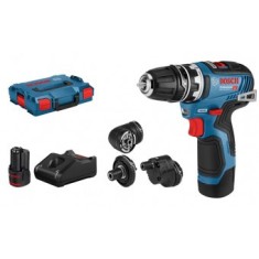Bosch GSR 12V-35 FC Masina de gaurit si insurubat Li-Ion, 35Nm, 10mm + 2 x acumulatori GBA 12V, 3.0Ah + Incarcator rapid GAL 12V-40 + L-Boxx - 3165140