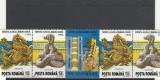 Romania , China serie dubla cu vinieta mijloc , nr lista 1360a., Nestampilat