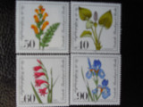 Serie timbre flora flori plante Berlin nestampilate timbre filatelice postale, Nestampilat