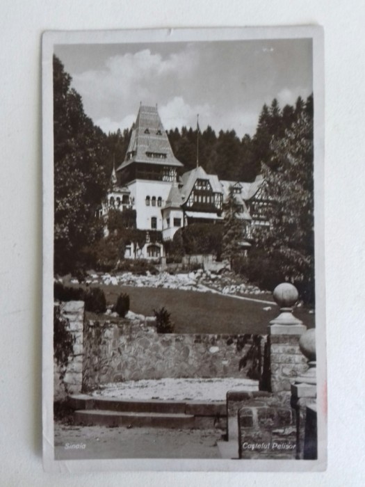 Carte postala circulata &ndash; Castelul Pelisor, Sinaia