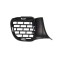 Grila bara protectie, spoiler Dodge Challenger, 09.2014-2024, model: SRT Hellcat, montare fata, dreapta, negru, textura, RapidAuto