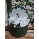 Trusou Botez cu 8 Piese in cutie de catifa brodata - Ingeras - TB810