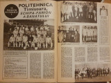 sport decembrie 1984-steaua lider de toamna la fotbal,art si foto poli timisoara