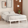 Cadru de pat, alb, 140x200 cm, lemn masiv de pin GartenMobel Dekor, vidaXL