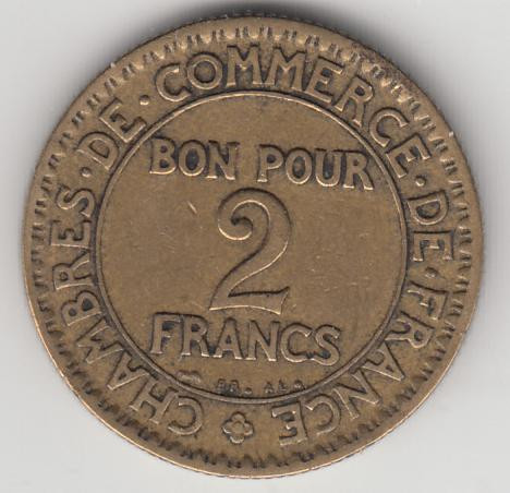 FRANTA - 2 Francs 1924 . LF1,10