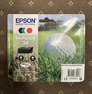 Cartus Epson T3466 (C13T34664010) &amp;ndash; Black + Color, nou, sigilat foto